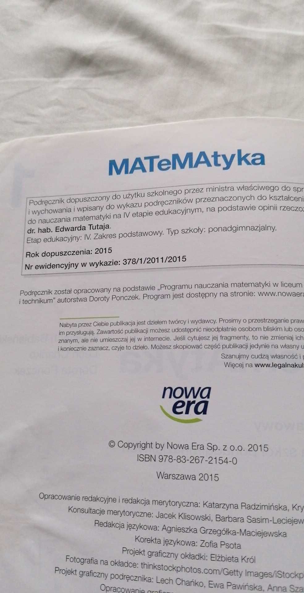 Matematyka 1 nowa era