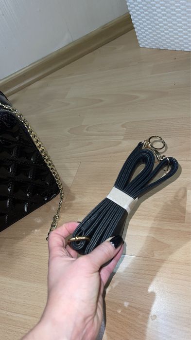 Сумка кожа замш