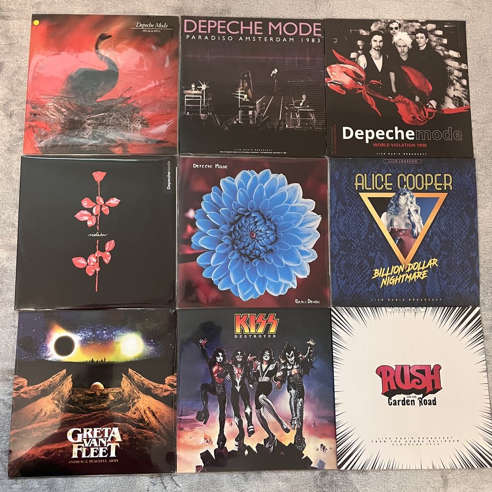 Plytu winilowe LP Rock, Pop, Metall
