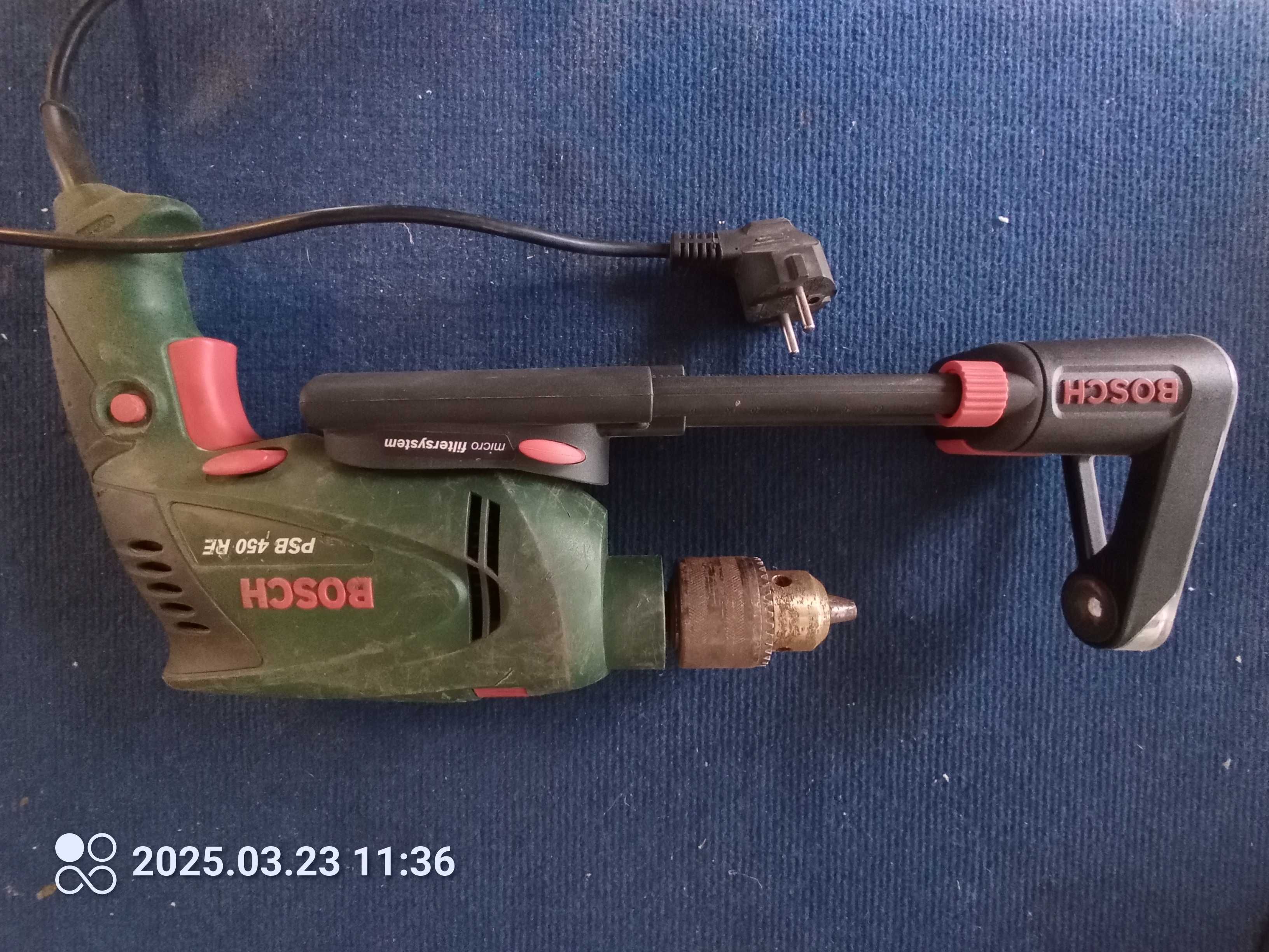 Adapter do odsysania pyłu Bosch PSB mikrofiltr do wiertarek Bosch
