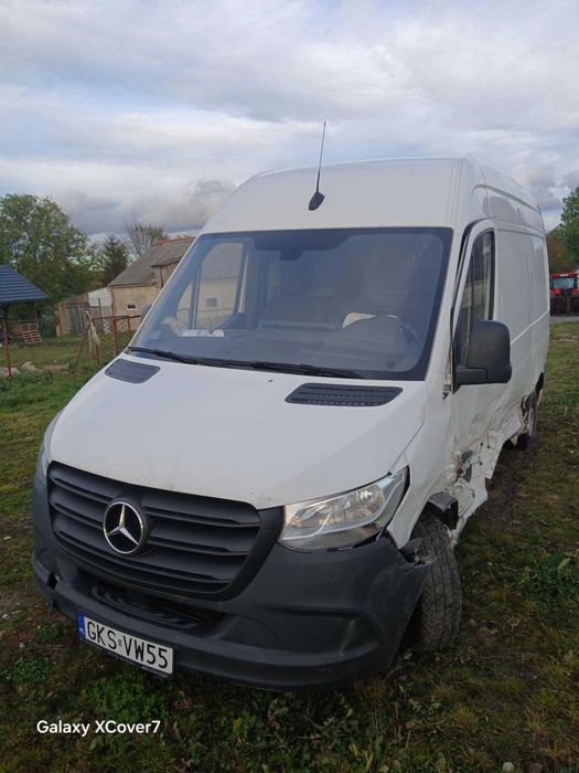 mercedes-benz sprinter 315 zabudowa chłodnicza zannoti uszkodzony