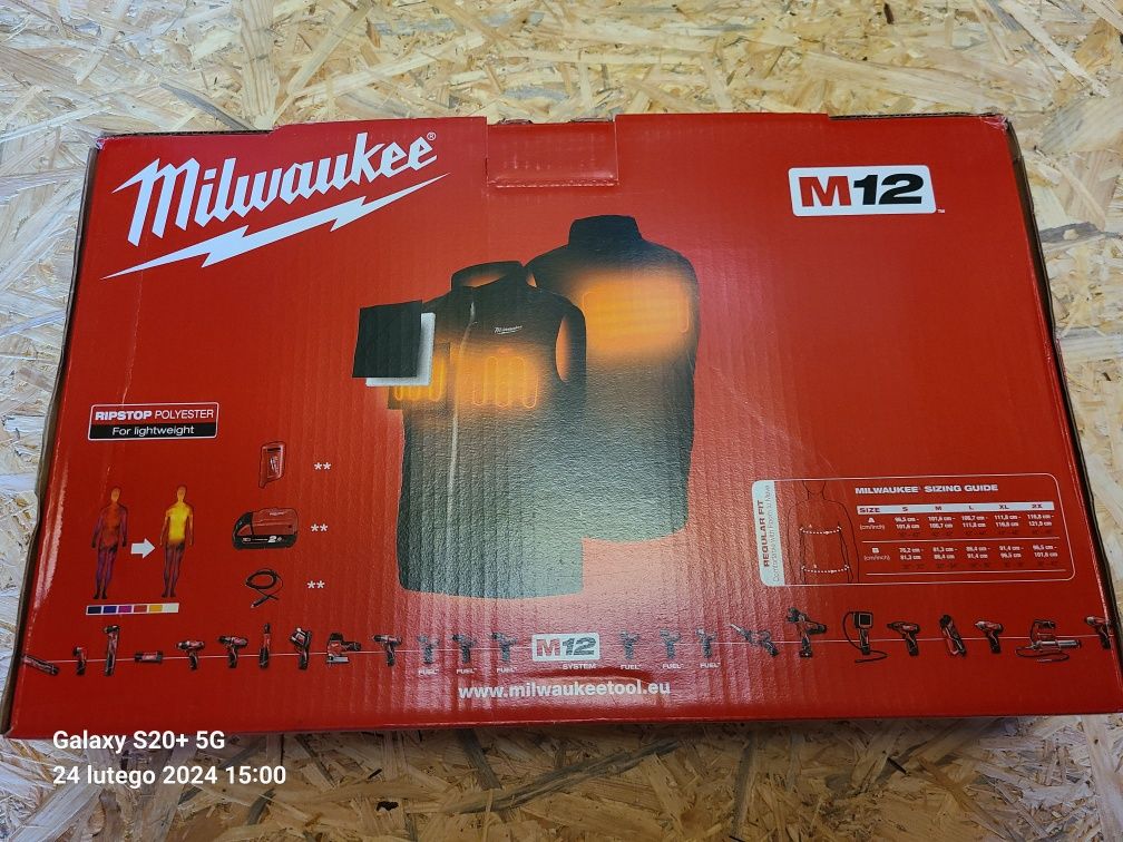 Damska kamizelka Milwaukee M12HBWPLADIES (XL) Ostatnia Sztuka