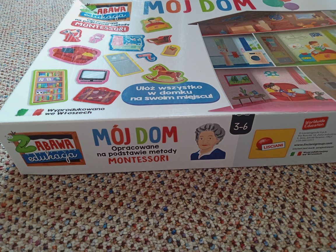 Gra edukacyjna Montessori Mój dom 3d Lisciani