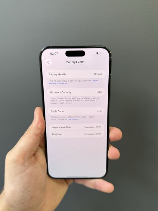 Б/у iPhone 15 Pro Max 256Gb Blue