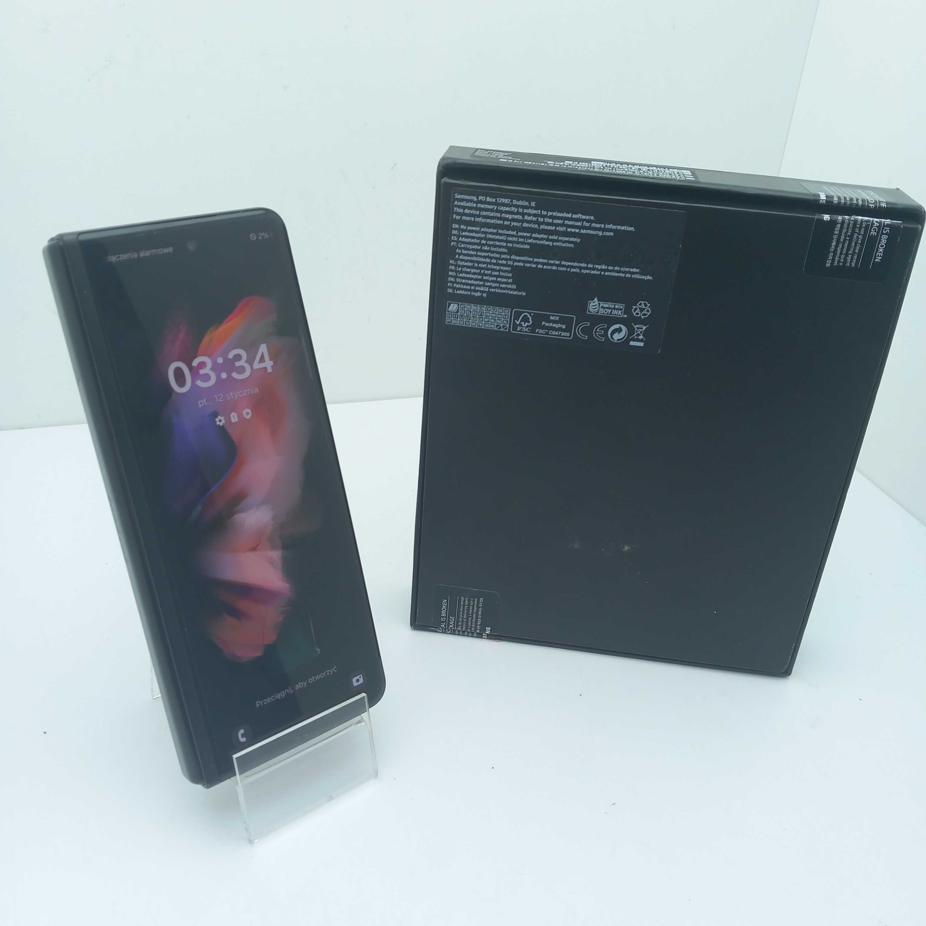 Smartfon Samsung Galaxy Z Fold3 12 GB / 512 GB 5G czarny