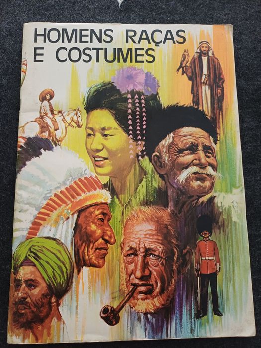Caderneta Homens Raças e Costumes