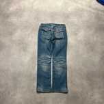 Vintage Spodnie Jesnsy Y2K Pocket Denim Pants Haft Retro Coquette 90s