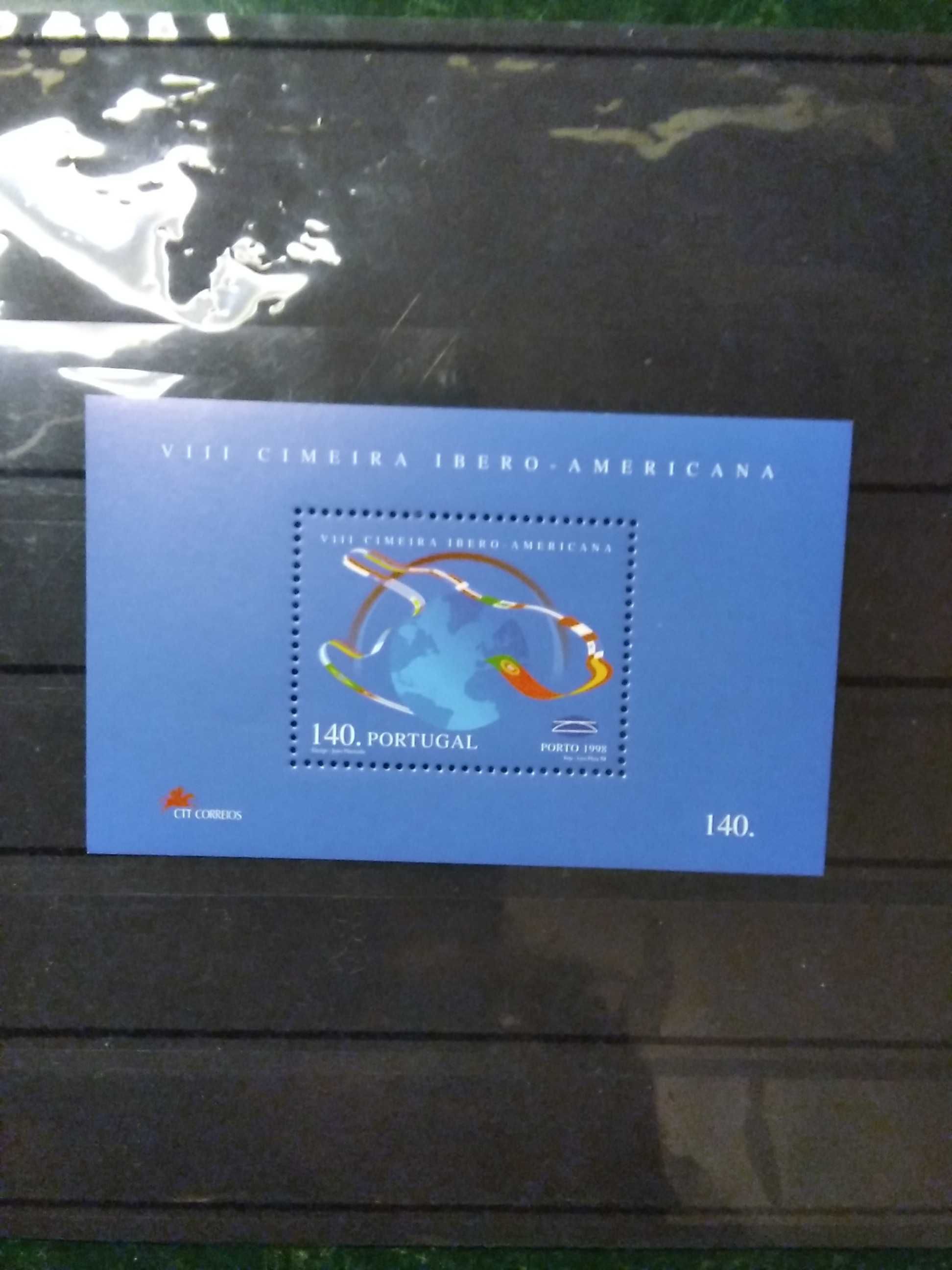 1998 Bloco VIII Cimeira Ibero-Amaricana MNH **