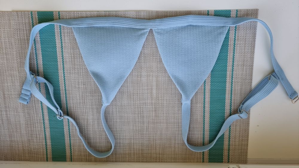 Купальник жіночий роздільний розмір S фірми SHEIN  блакитний