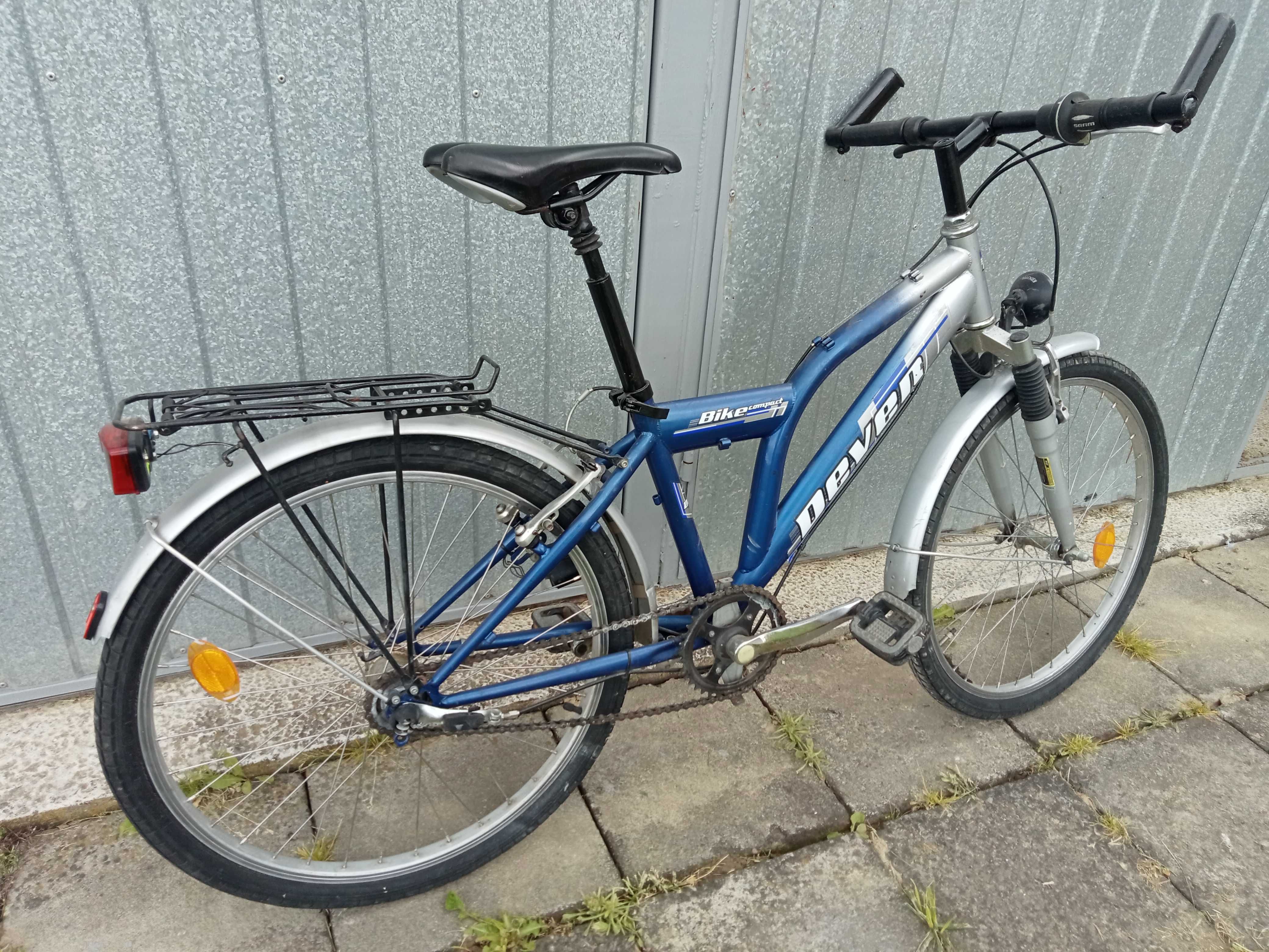 Ładny rower miejski 24" Deven z przerzutkami w piaście 24 cale