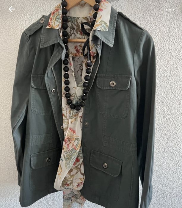 Casaco verde em excelente estado da La Redoute , tam. 42