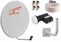 Antena Satelitarna Czasza SAT LTC 80 TWIN Gratisy