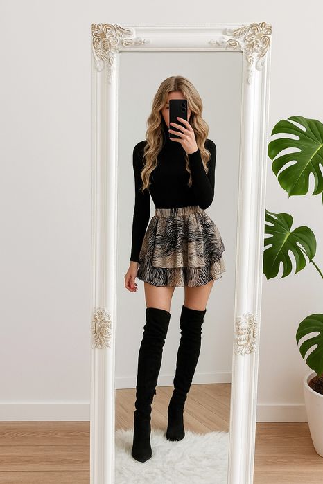 Spódniczka panterkowa