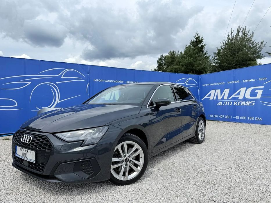 Audi A3 Sportback Książki*LED*Tablet*Automat*Kamera*Nawi*Klima*Radio*Gwarancja w cenie*