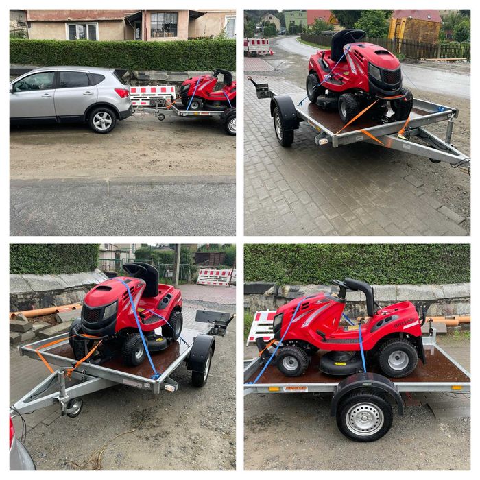 Przyczepka motocyklowa, towarowa, quad - wynajem