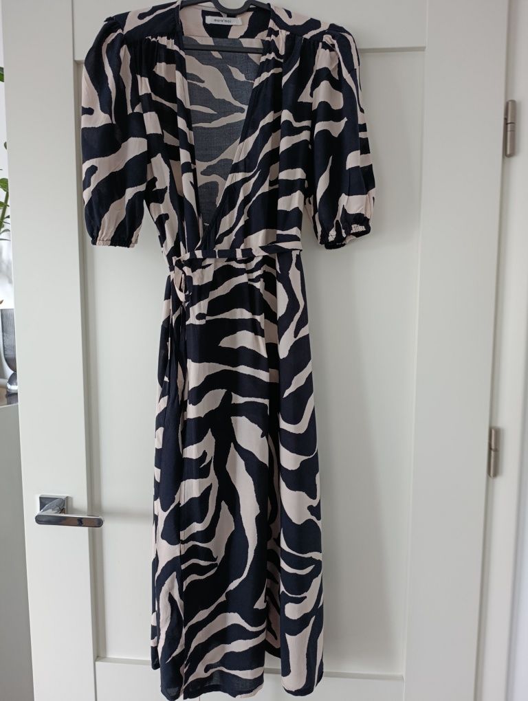 Sukienka Juliet Black Zebra Moremoi roz S