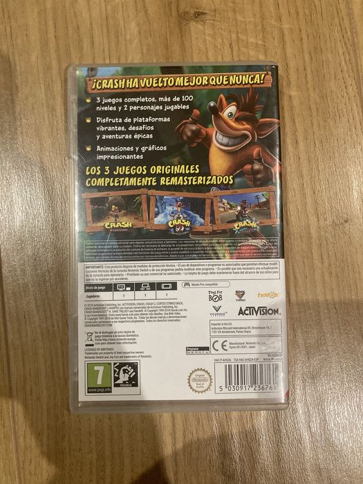 Crash Bandicoot N. Sane Trilogy para Nintendo Switch)