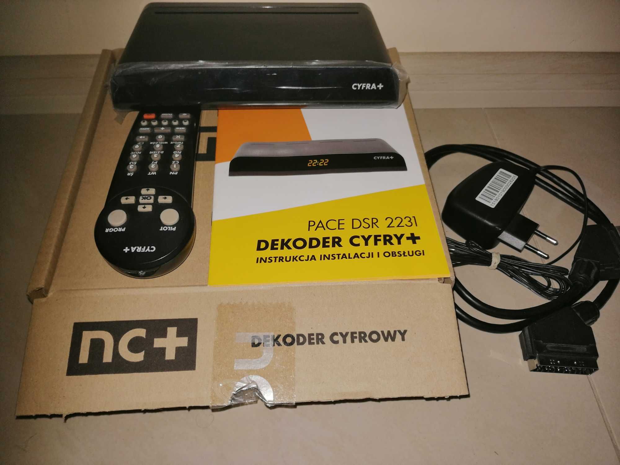 Cyfra+ tuner dekoder Pace DSR 2231