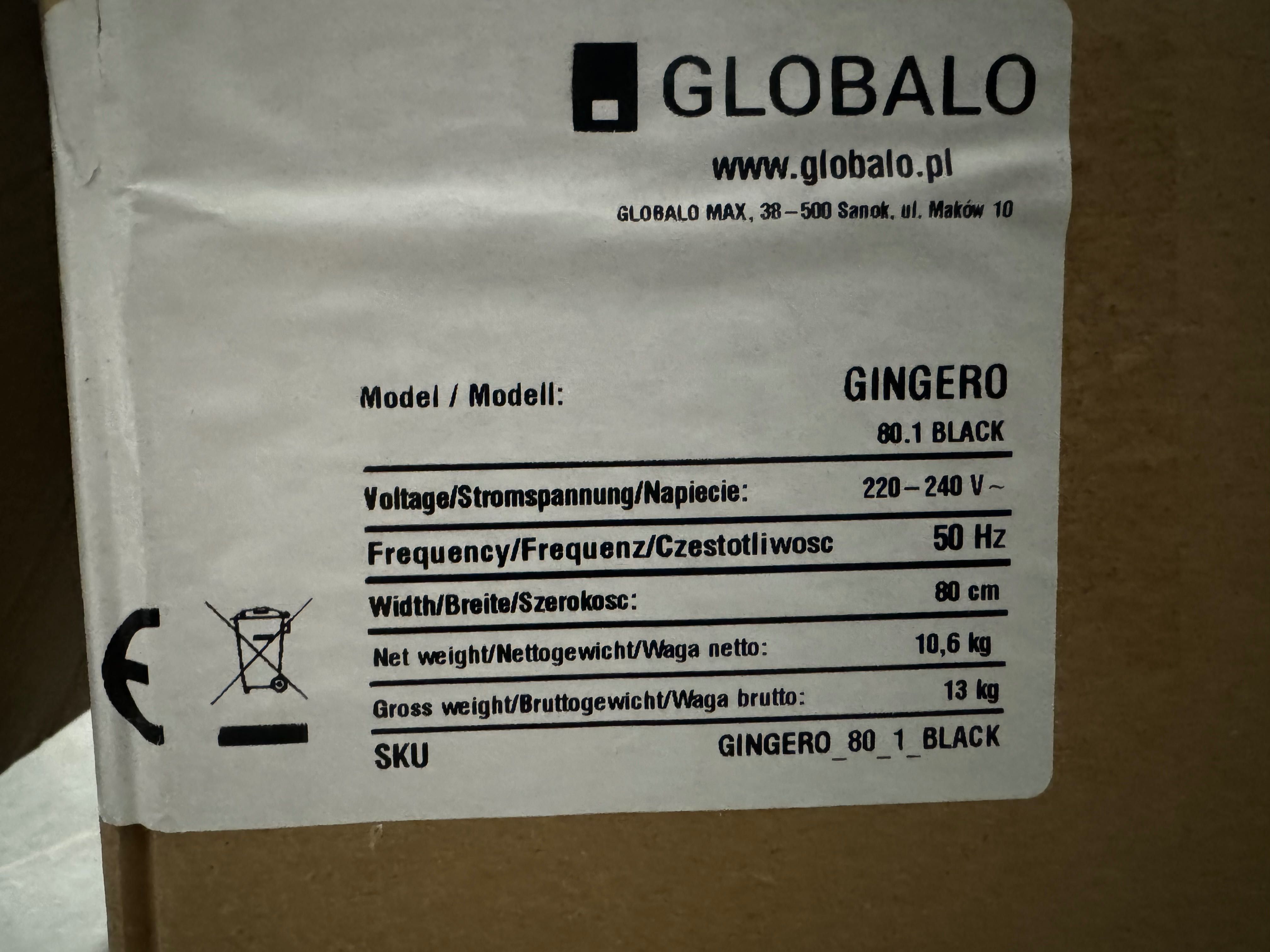 Pochłaniacz - okap Globalo Gingero 80.1 - NOWY!!