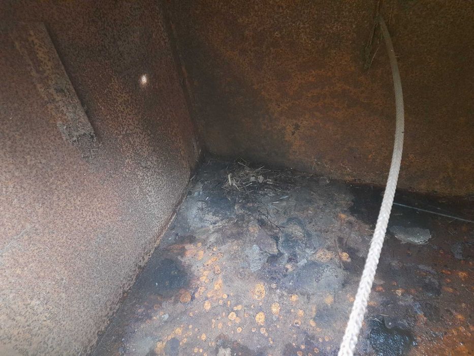 Бочка квадратна металева для пшениці або зберігання зерна