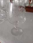 Quinze copos de vidro