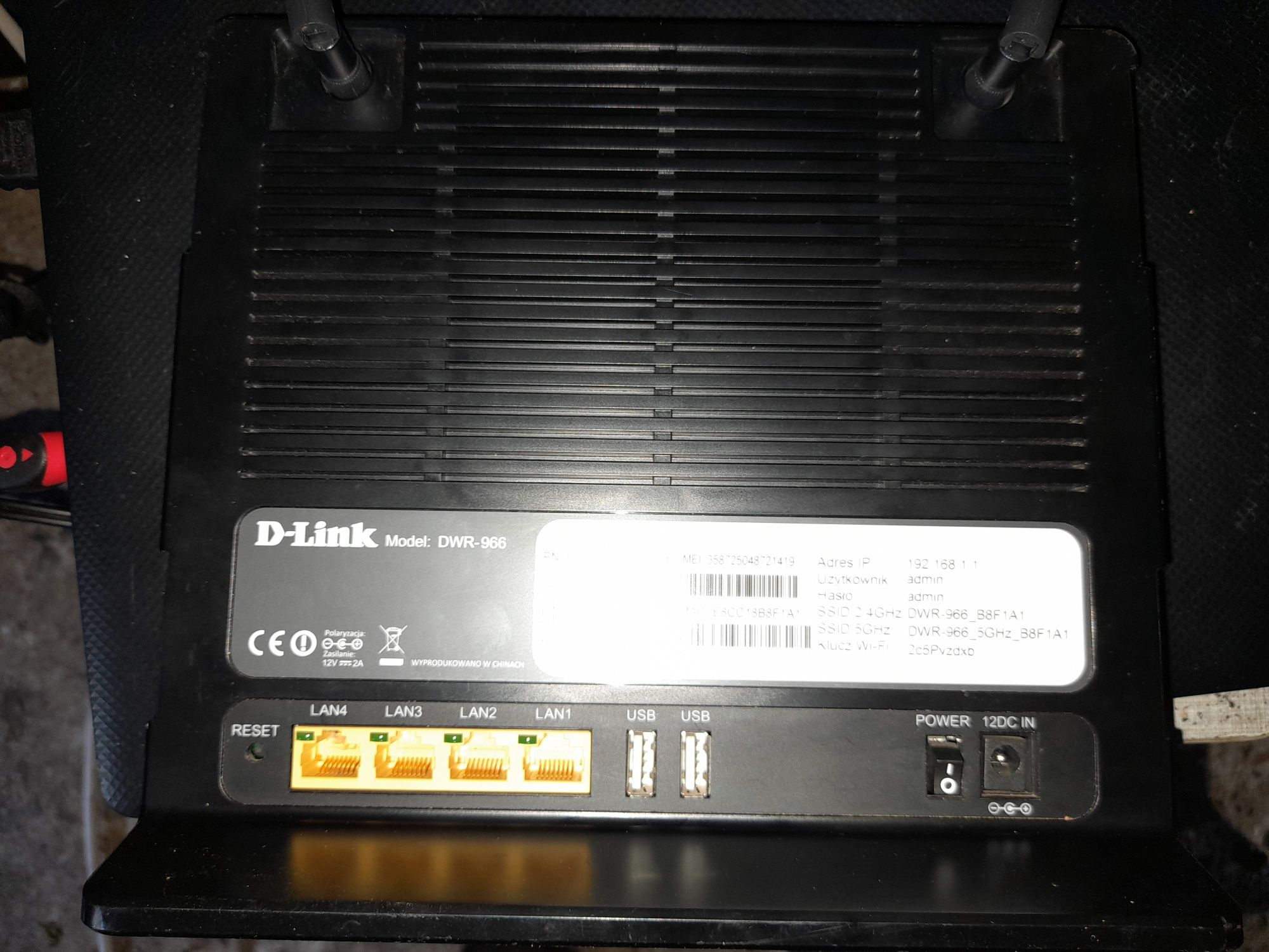 Router LTE MIMO cat.6 Dlink DWR966 modem Sierra gigabit 2xusb bez sim