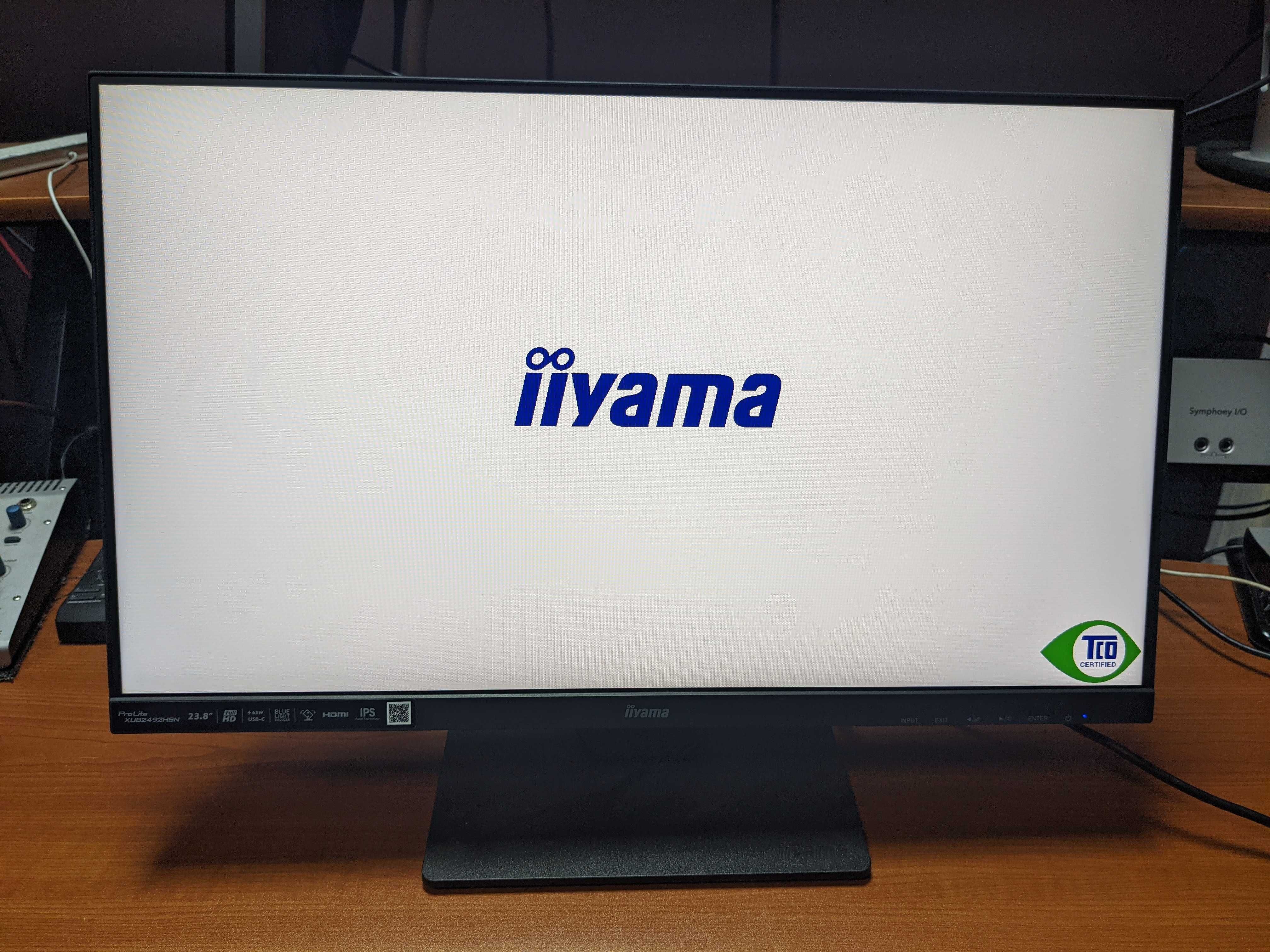 Монитор 23.8" iiyama ProLite XUB2492HSN IPS DisplayPort HDMI Usb-C