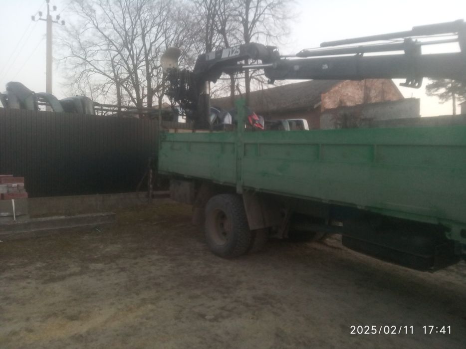 Ман 19.414 Бортовий Кран Маніпулятор