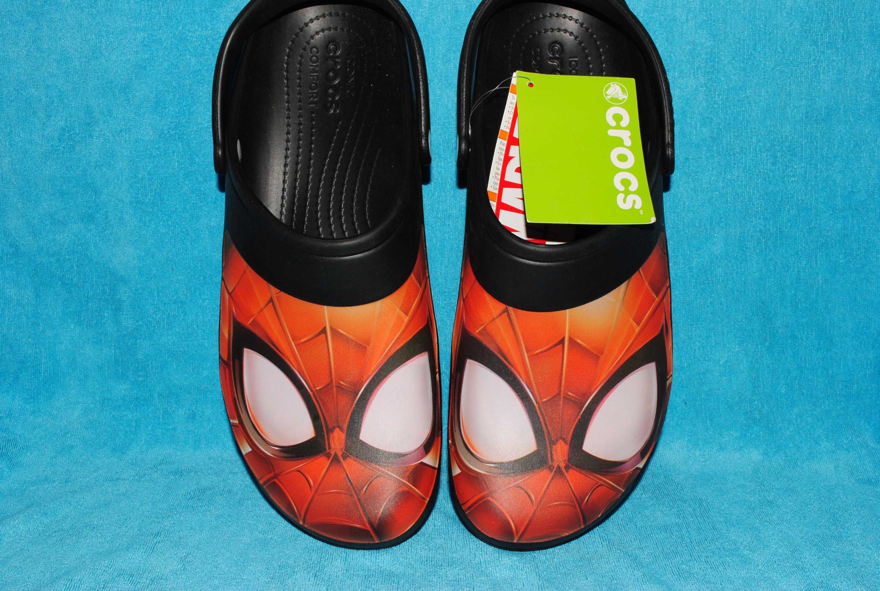 crocs spiderman шлепанцы 47 размер