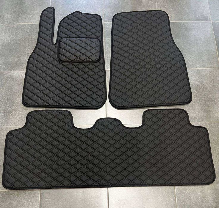 Коврики із екошкіри для Тесли\Tesla Model 3\ Model Y\ Model S\еко кожа