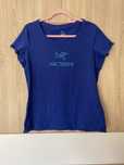 Koszulka Arc’teryx L niebieska logowana damska trekking outdoor