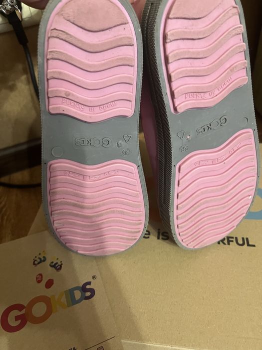 Гумові чоботи рожеві