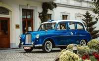 Blue London Taxi - zabytkowe auto do ślubu Lublin i okolice.