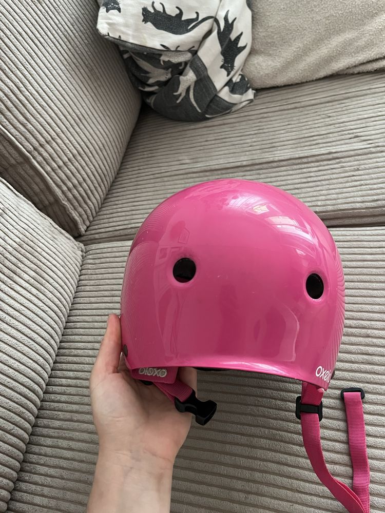 Kask oxelo decathlon różowy