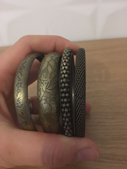 Conjunto pulseiras tipo escrava