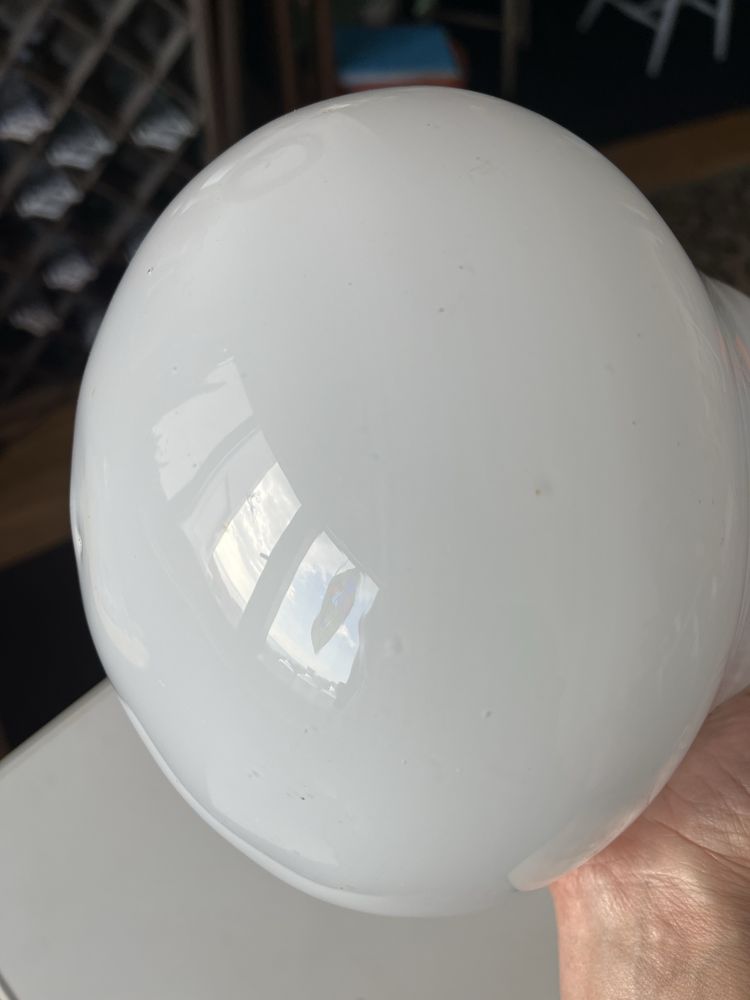 Candeeiro de teto em vidro vintage em forma de lâmpada