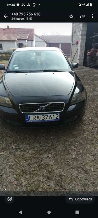 Volvo S40 sedan czarny