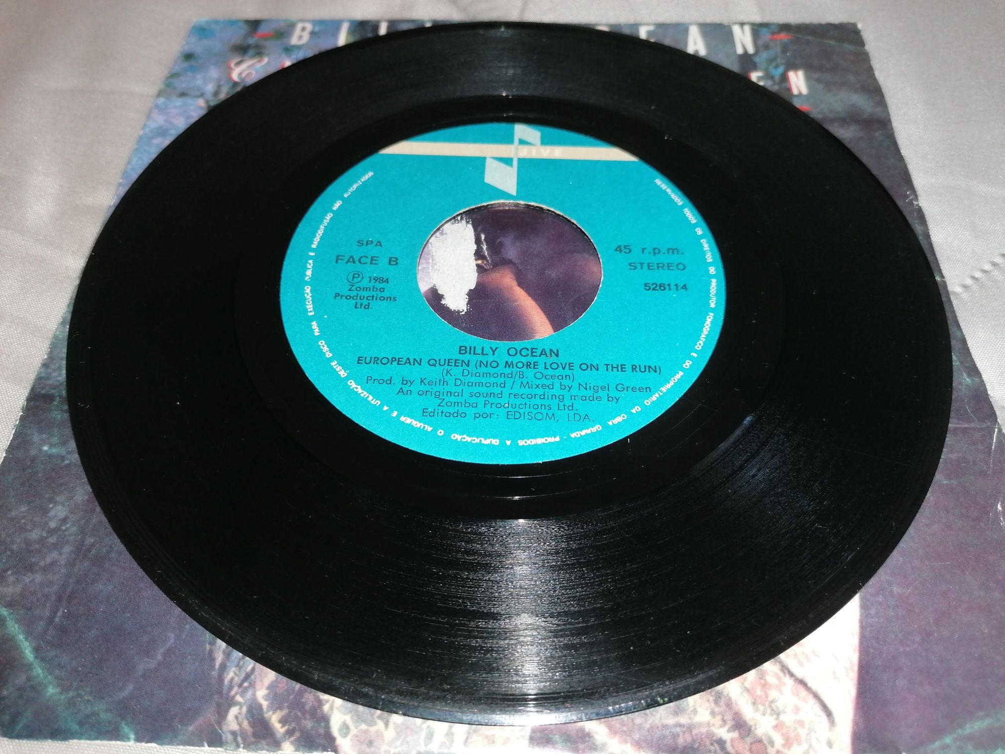 Vinil / Vinyl - Single Billy Ocean - Caribbean Queen 1984