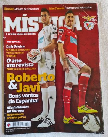 Revista Mistica - Roberto e Javi Garcia - Benfica - Glorioso SLB