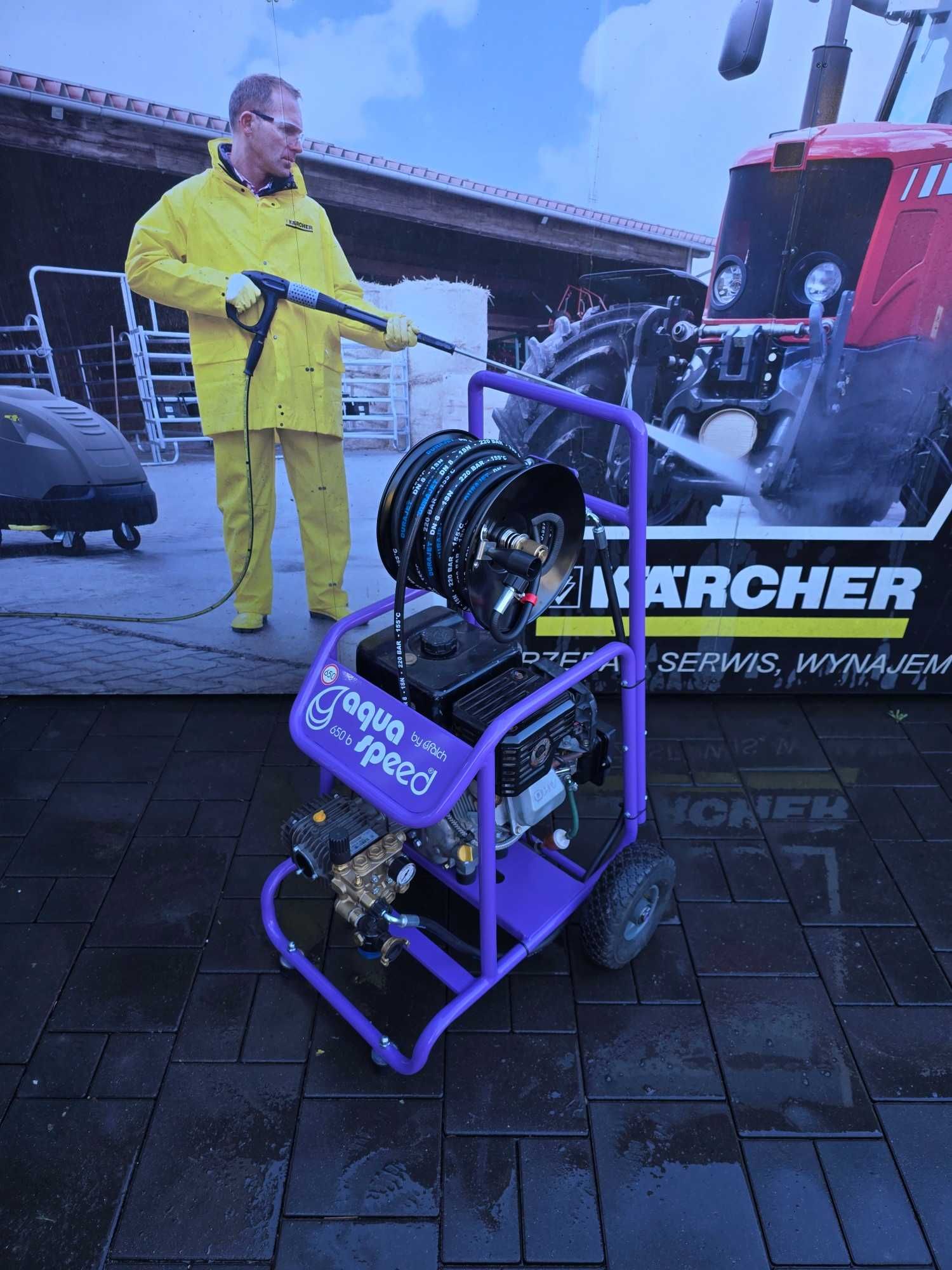 Myjka spalinowa FALCH Aqua Speed 650B Nowa Pompa  Oertzen,Karcher, R3B