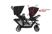 Wózek spacerowy bliźniaczy GRACO Duo Click Connect - Powystawowy