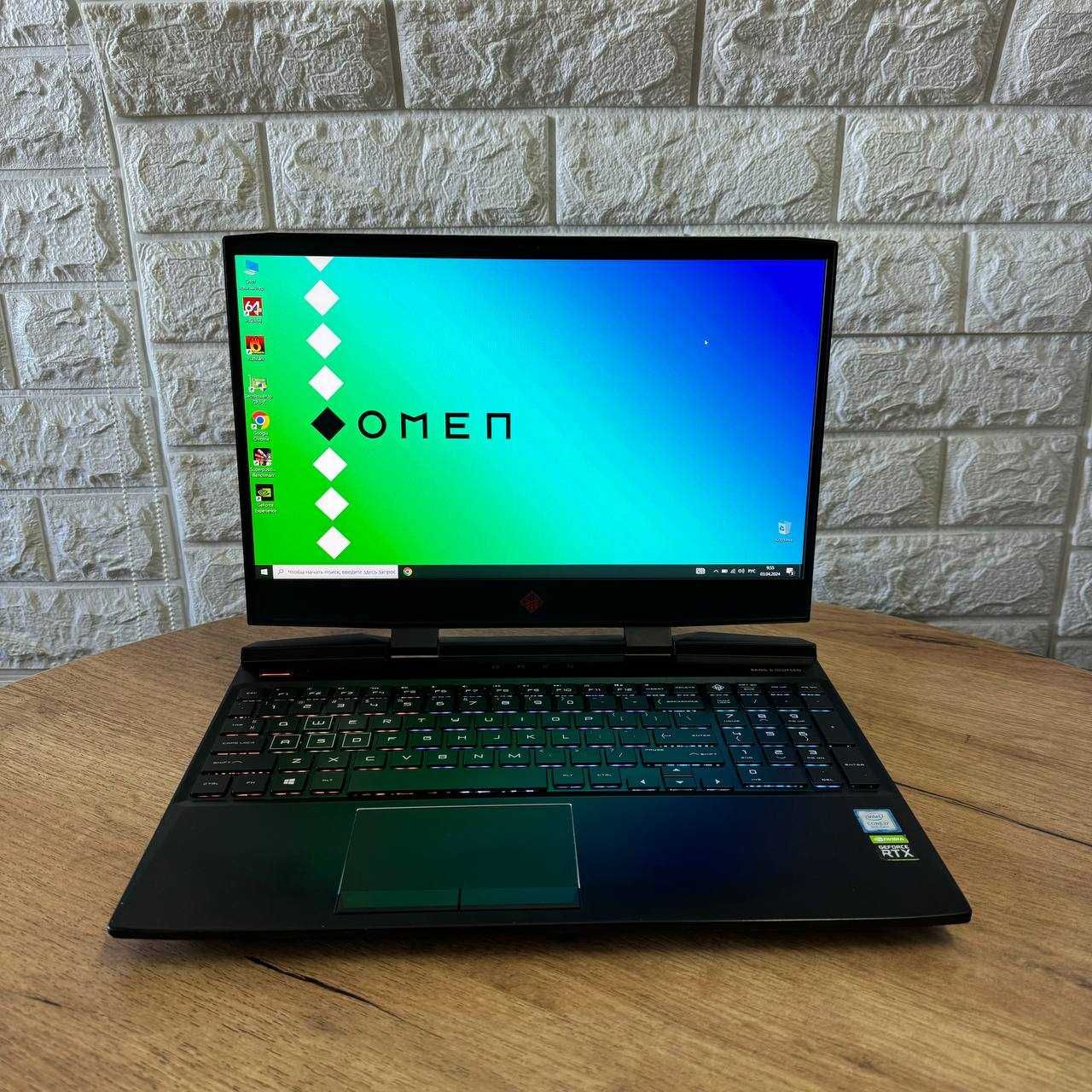 HP Omen 15-dc1069wm 144Hz i7 9750H 16Gb SSD128Gb+HDD1Tb RTX 2060