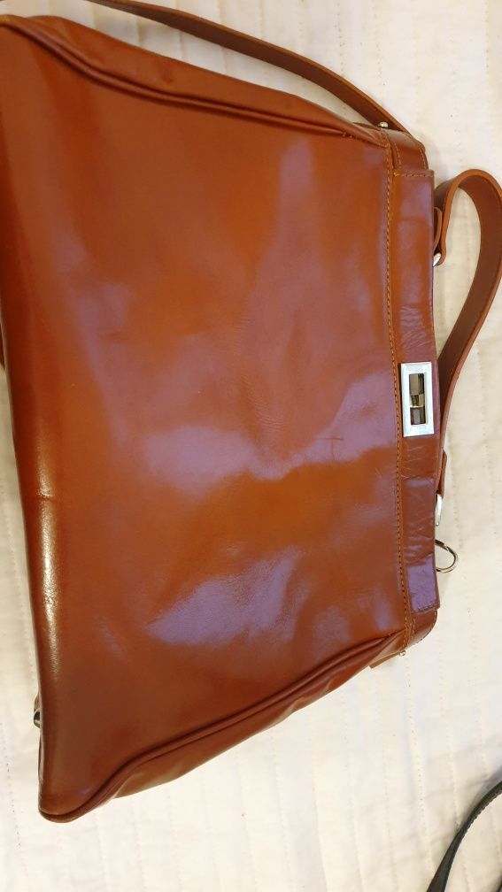 Torebka skórzana, skóra Genuine Leather