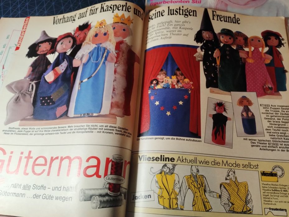 Zestaw Burda lata osiemdziesiąte