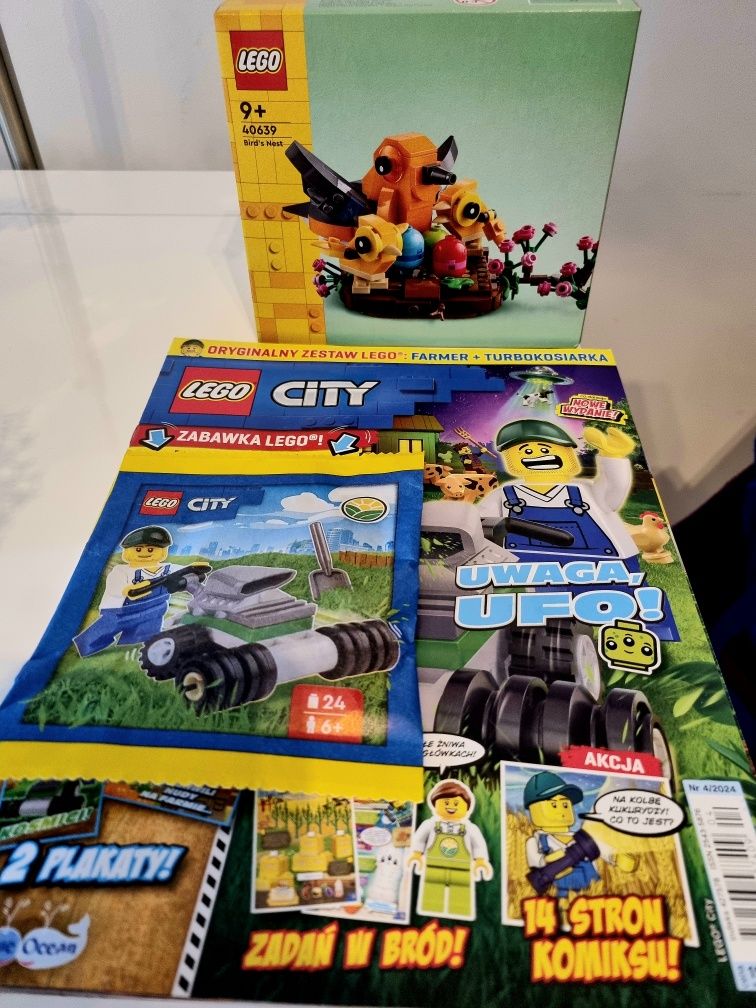 LEGO zestaw + komiks  gazetka i zabawką jako bonus model 40369