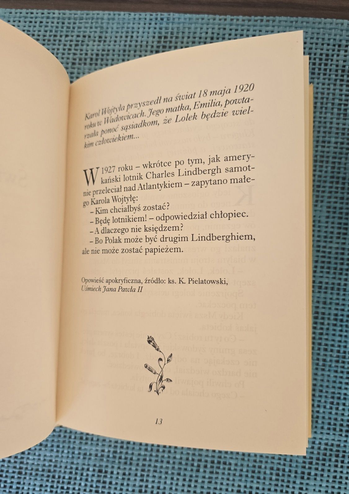 książka "Kwiatki Jana Pawła II"