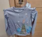 Bluzka dziewczęca Frozen Elsa nowa 140