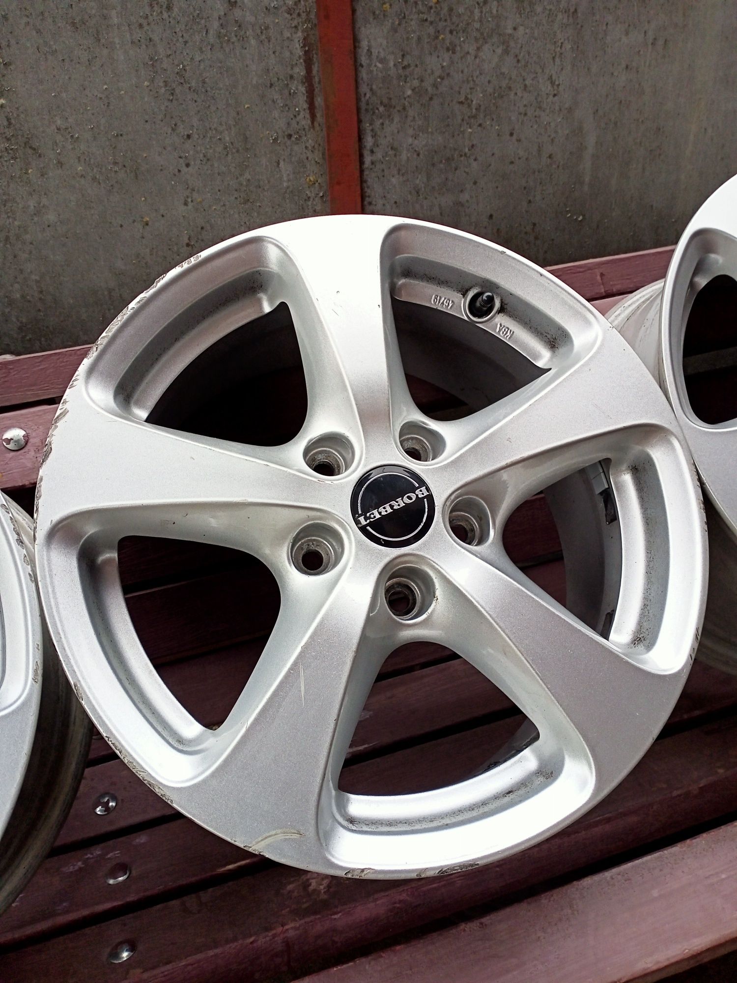 Литі диски borbet r16 5/112 7j et48 scoda audi vw шкода ауді фольс