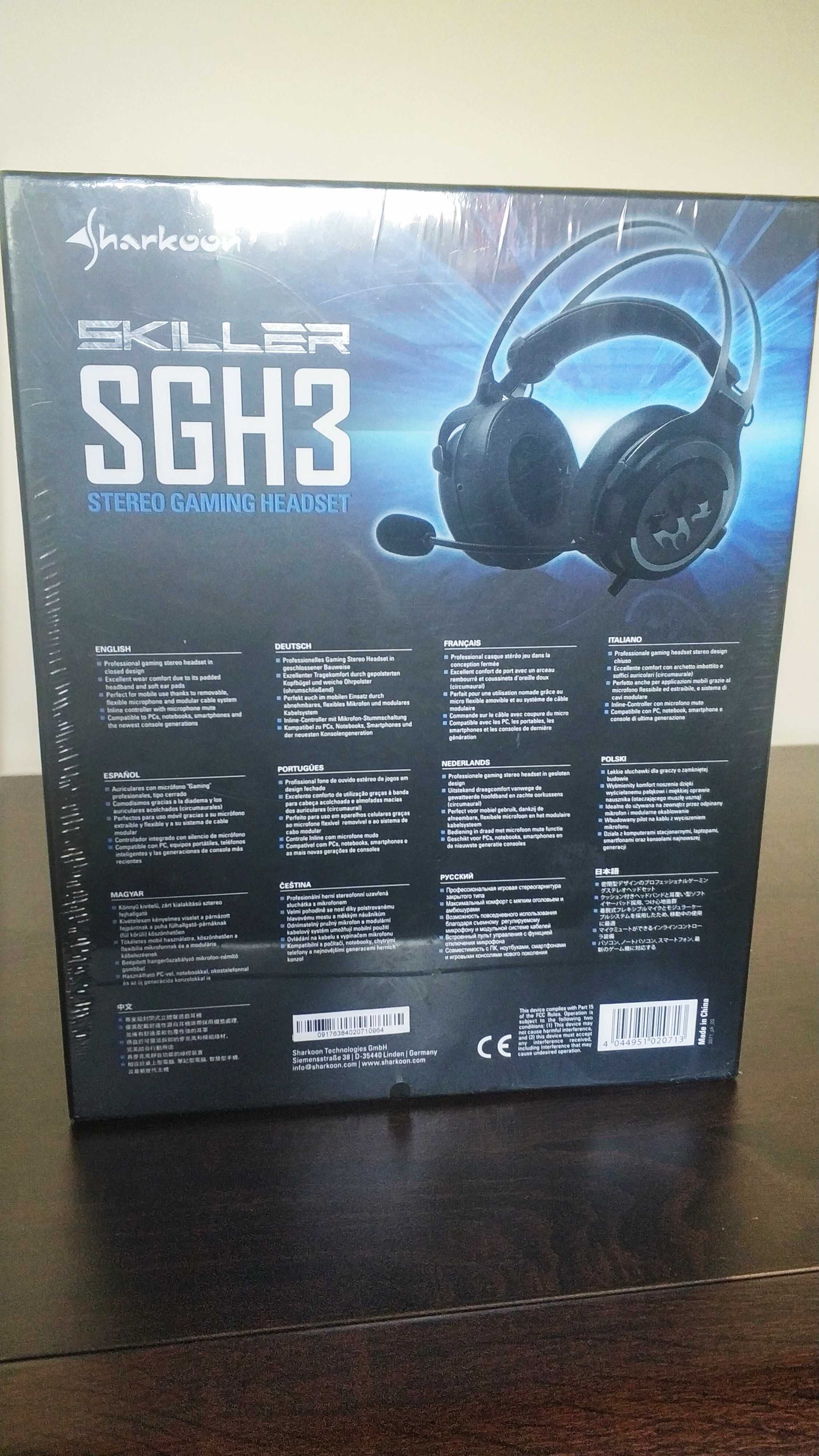 Słuchawki gamingowe Sharkoon Skiller SGH3