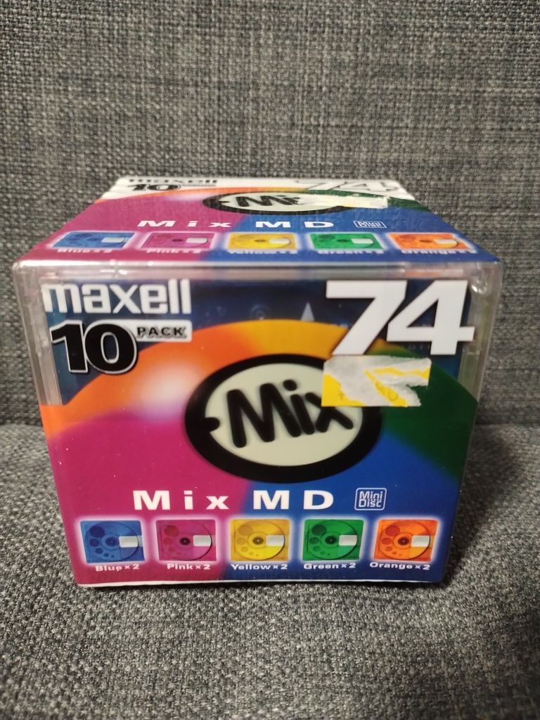 Минидиски Maxell Mix MD 74
